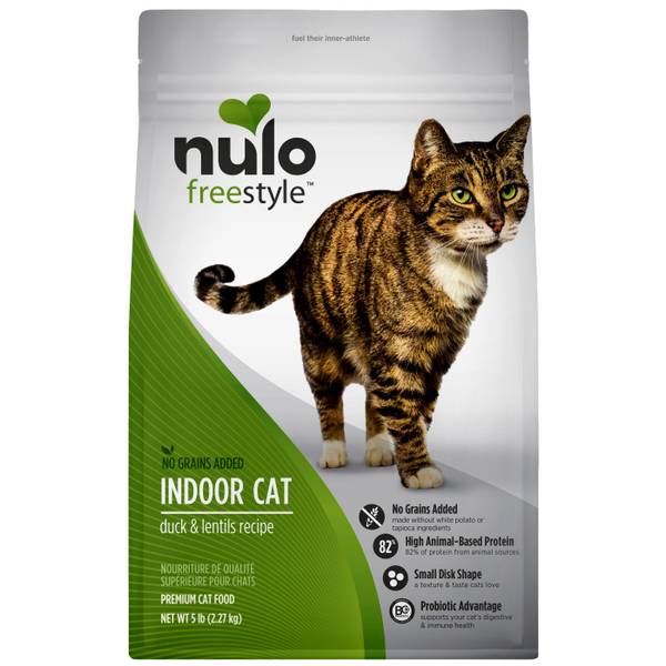 NULO 5lb Freestyle Duck Lentils Recipe Grain Free Indoor Dry Cat