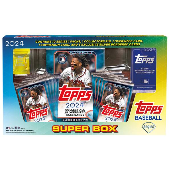 All Sports Marketing 2024 Topps Series 1 Baseball Super Box 24TS1SB