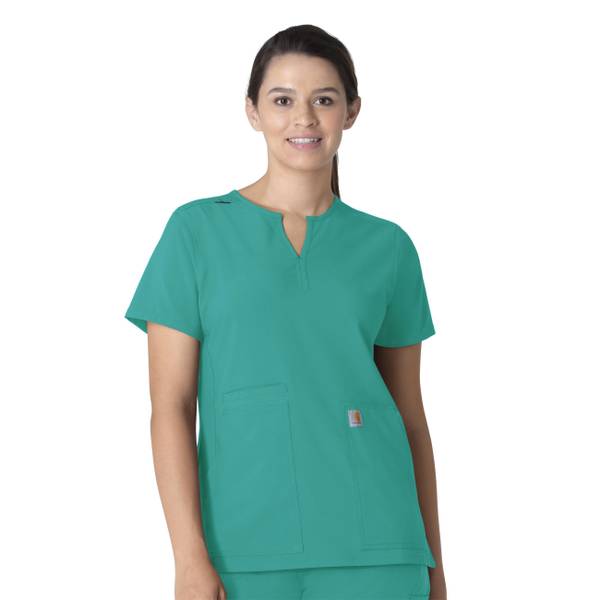 Photo of Women's Force Essentials Notch Neck Tunic Scrub Top