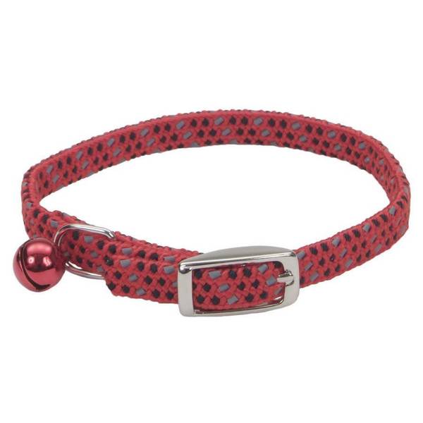 Photo of 8"x 3/8" Li'l Pals Elasticized Safety Kitten Collar with Reflective Threads