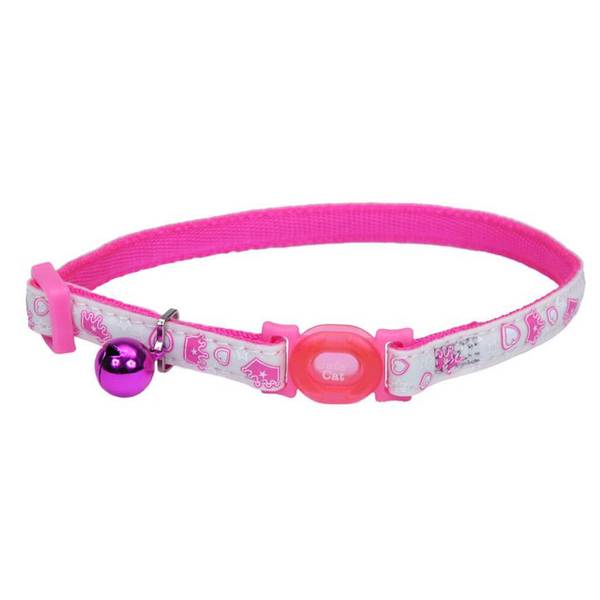 Photo of 8-12" x 3/8" Safe Cat Glow in the Dark Adjustable Breakaway Collar