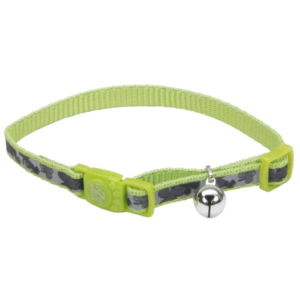 Photo of 8-12" x 3/8" Lazer Brite Reflective Adjustable Breakaway Cat Collar
