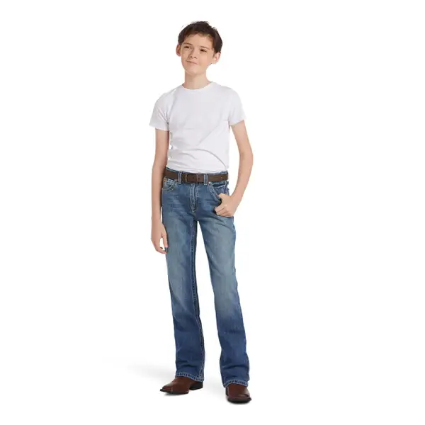 Ariat B4 Relaxed Coltrane Boot-Cut Jeans for Boys