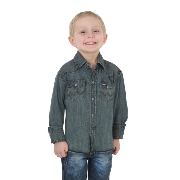 Photo of Boy's Western Denim Shirt