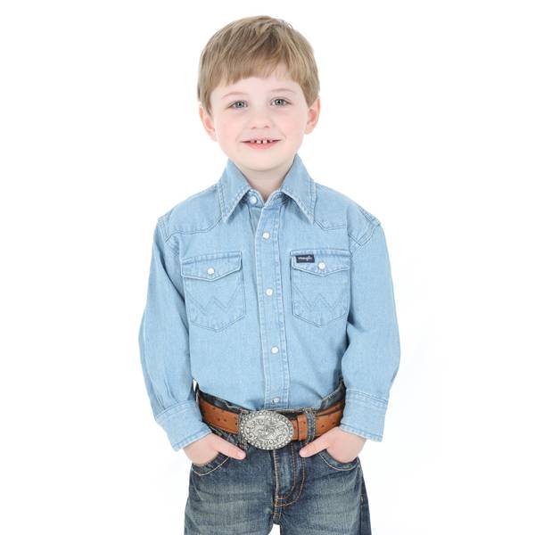 Photo of Boy's Western Denim Shirt