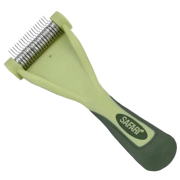 Safari Shed Magic De-Shedding Tool for Cats with Medium to Long