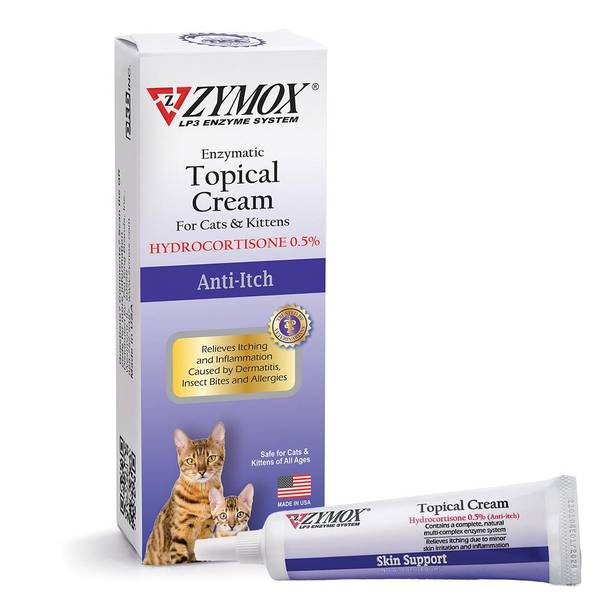 ZYMOX 1 oz Cat and Kitten Enzymatic Topical Cream with 0.5