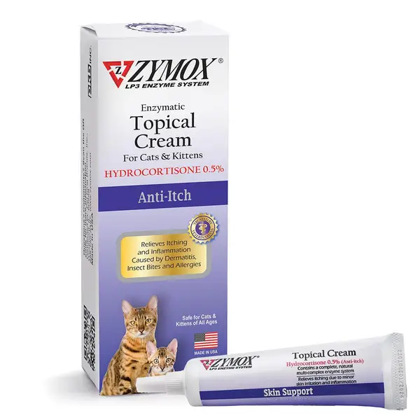 ZYMOX 1 oz Cat and Kitten Enzymatic Topical Cream with 0.5