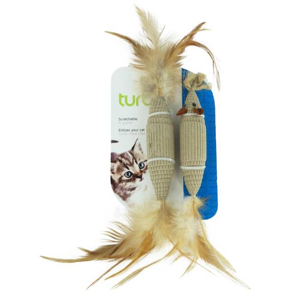 Turbo 2 Pack Candy Natural Cat Toys 81033 NCLCAT