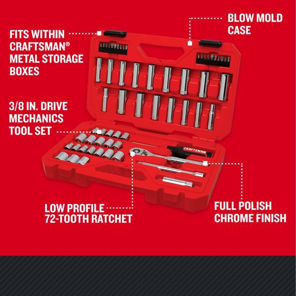 Craftsman 61-Piece 3/8