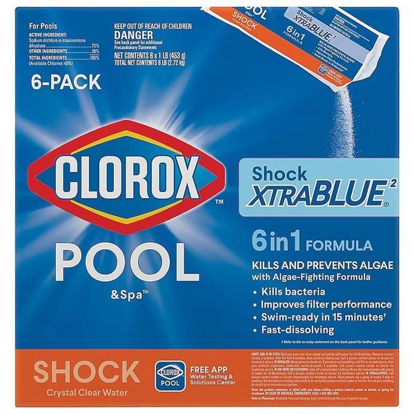 Photo of Pool & Spa 6-Pack 16 oz Pool Shock