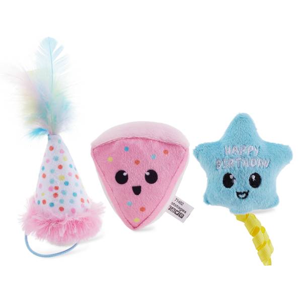 Photo of 3-Pack Catstages Happy Purrthday Cat Toys