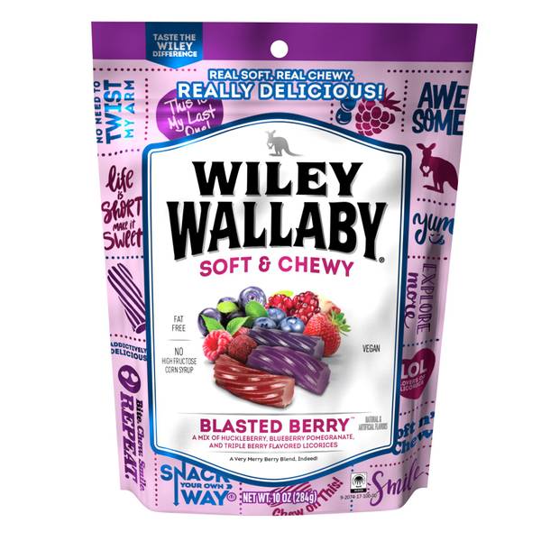 Wiley Wallaby 10 oz Blasted Berry Liquorice - 719404 | Blain's Farm & Fleet