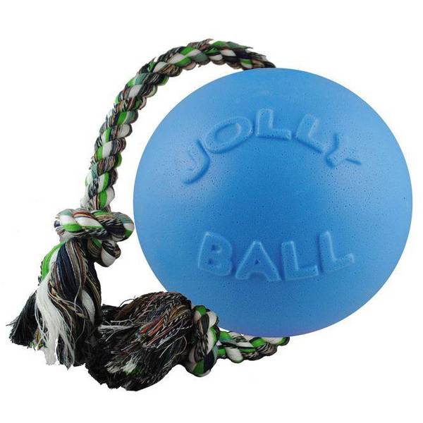 Photo of 4.5" Romp-n-Roll Blueberry Dog Toy