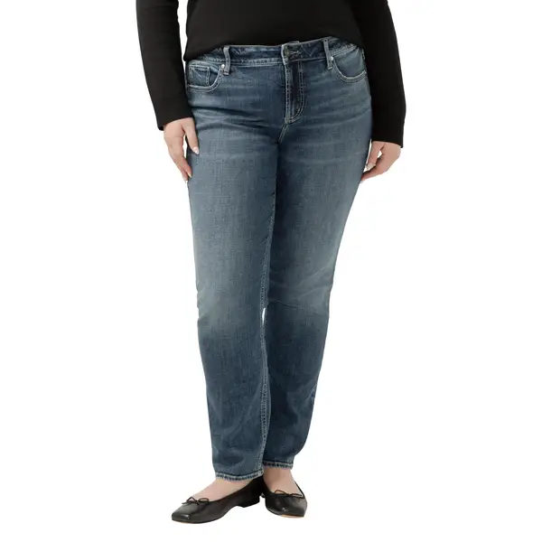 Silver Jeans Elyse Silver Jeans Women's Plus Size Elyse Mid Rise