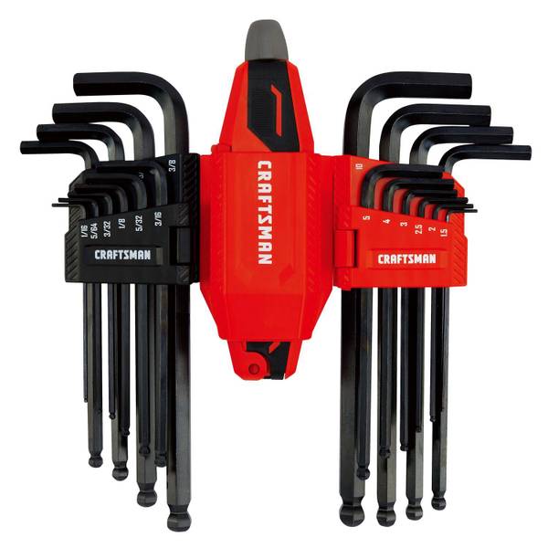 20-Piece Universal L-To-T Hex Key