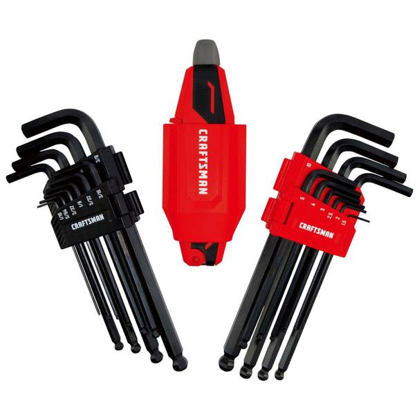 Craftsman 20-Piece Universal L-To-T Hex Key - CMHT26028 | Blain's