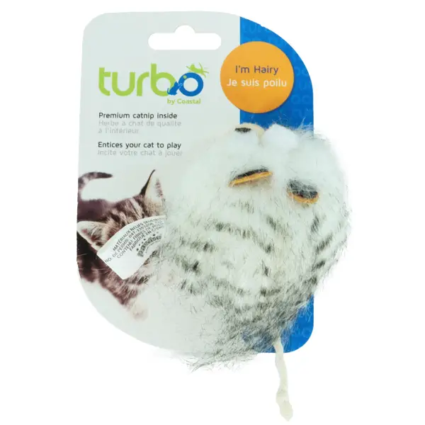 Turbo Random Fun Hairy Monster Cat Toys - 81020 WHTCAT | Blain's