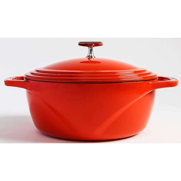 Lodge USA Enamel 7.5 Qt. Enameled Cast Iron Dutch Oven - U7ID400 ...