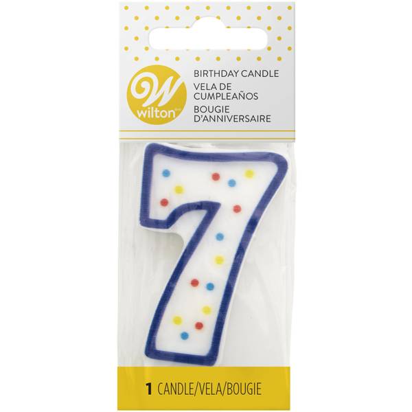 Photo of 3-Inch Number 7 Large Birthday Candle