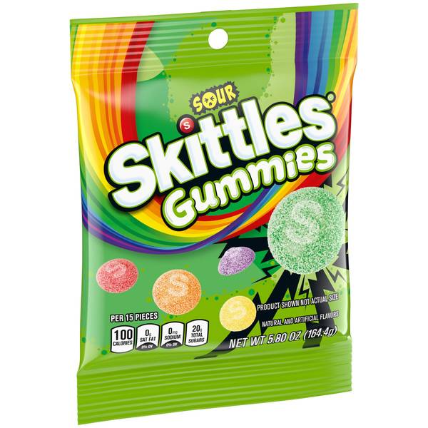 Photo of 5.8 oz Sour Gummies Candy Bag