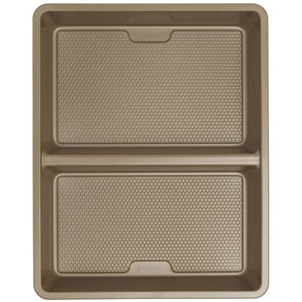 Photo of 11" x 14" BestBake MultiMeal Nonstick Textured Carbon Steel Divided Oblong Pan