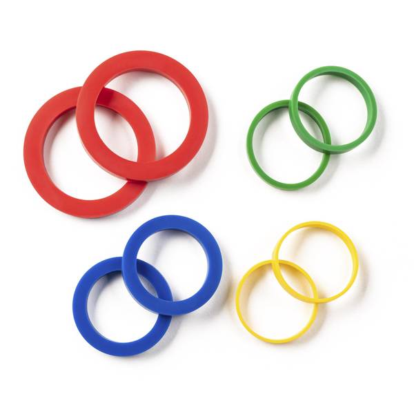 Photo of 8-Piece Silicone Rolling Pin Rings