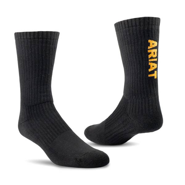 Photo of 3-Pack Premium Crew Cotton Work Socks