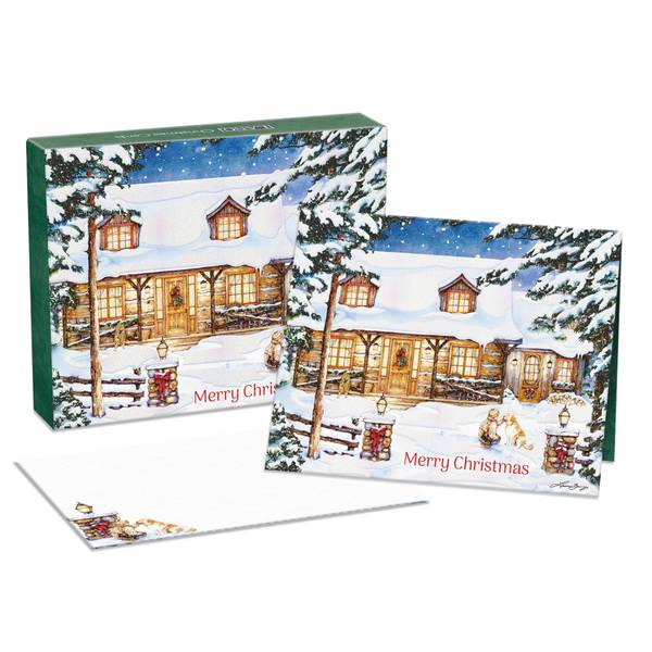 Warm Welcome Boxed Christmas Cards by Laura Berry
