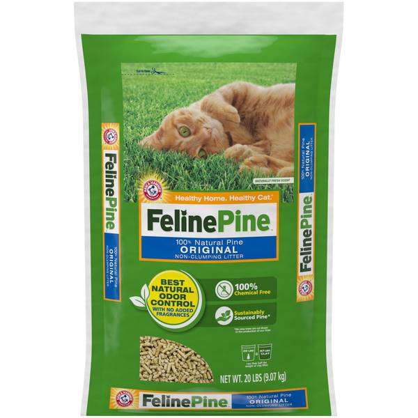 Photo of 20 lb Feline Pine Original 100% Natural Cat Litter