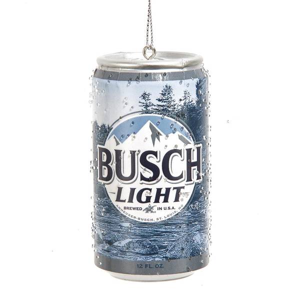 Photo of 3" Budweiser Busch Light Can Ornament