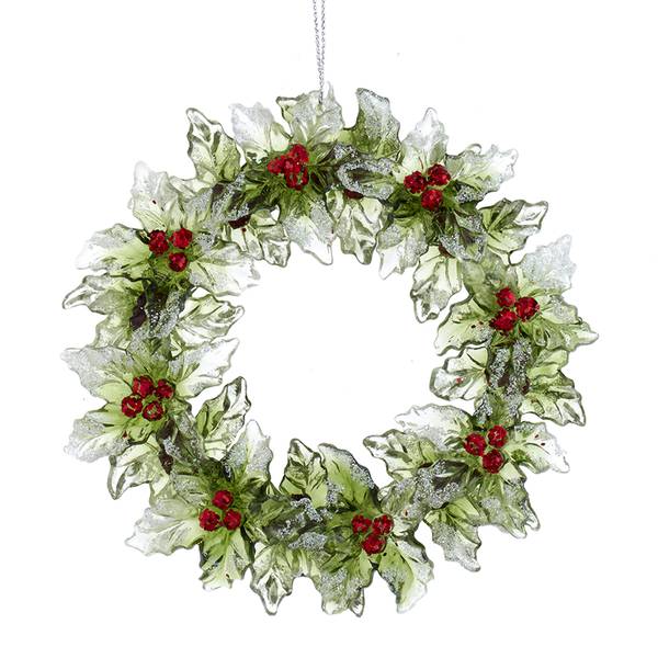 Photo of Red and Green Wreath Ornament