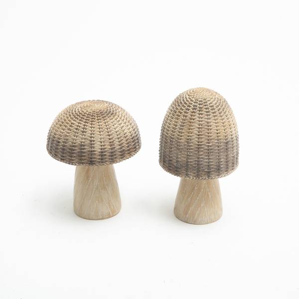 Photo of 5.51" Harvest Woven Mushroom Assortment