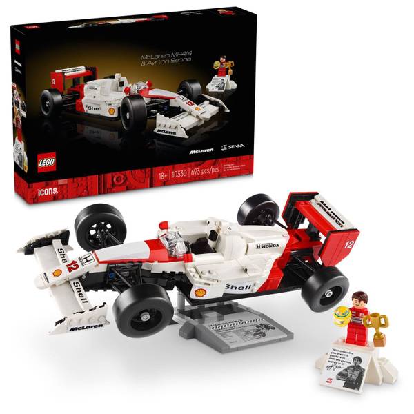 LEGO Icons McLaren MP4/4 Ayrton Senna 10330 Building Set - 6470464 ...