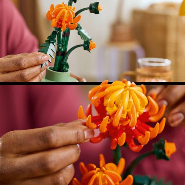 LEGO Icons Chrysanthemum Flower Decor 10368 Building Set - 6506048