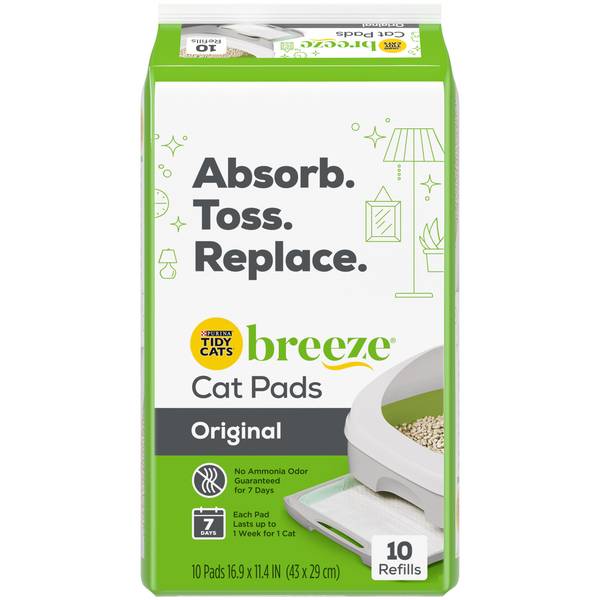 Photo of 10-Count Breeze Litter System Cat Litter Pad Refills