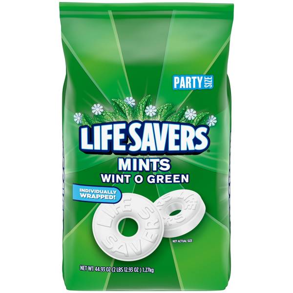 Photo of 44.93 oz Wint-O-Green Candy Hard Mints Party Size Bag