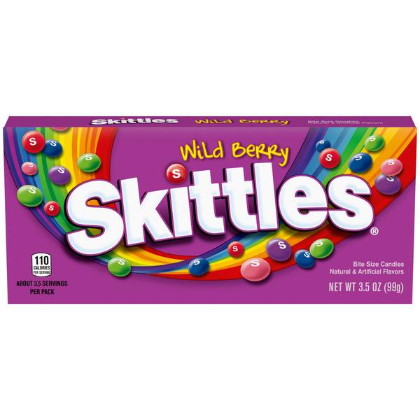 Photo of 3.5 oz Wild Berry Chewy Candy Theater Box