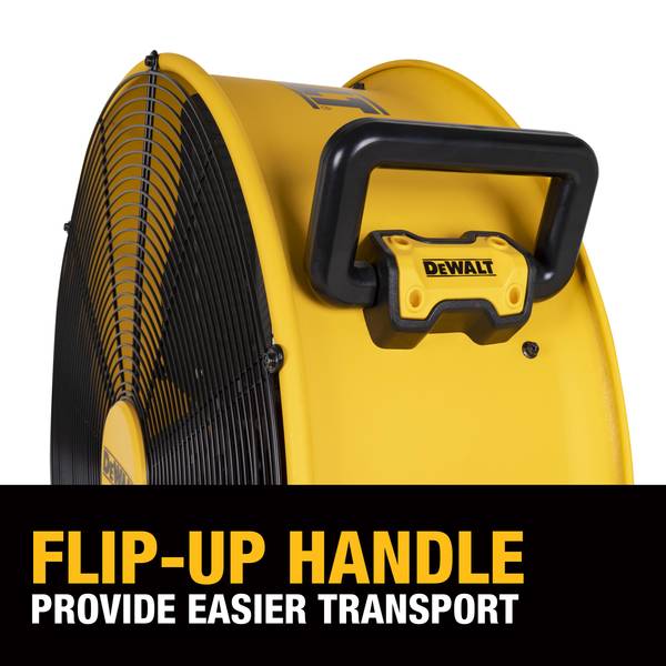DEWALT 24 in. Heavy-Duty Drum Fan with Stepless Speed DEWALT 24 in. Heavy-Duty Drum Fan with Stepless Speed