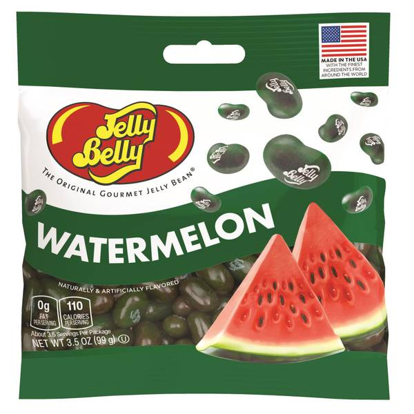 Jelly Belly 3.5 oz Watermelon Jelly Bean Grab-N-Go Bag - 66145 | Blain ...