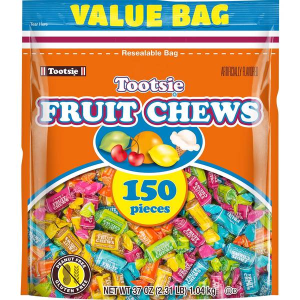 Tootsie 150Count Fruit Chews 527153 Blain's Farm & Fleet