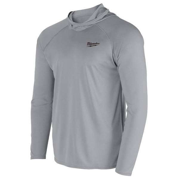Milwaukee Men's WORKSKIN Hooded Sun Shirt - M550G-M | Blain's Farm