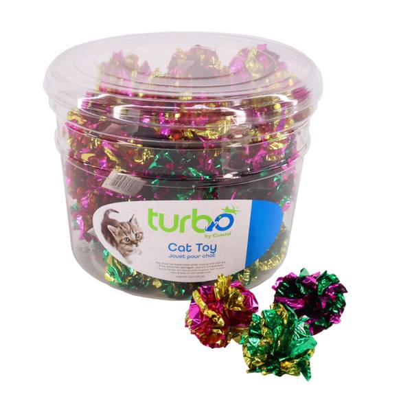 Photo of Turbo Krinkle Balls Cat Toy Assortment