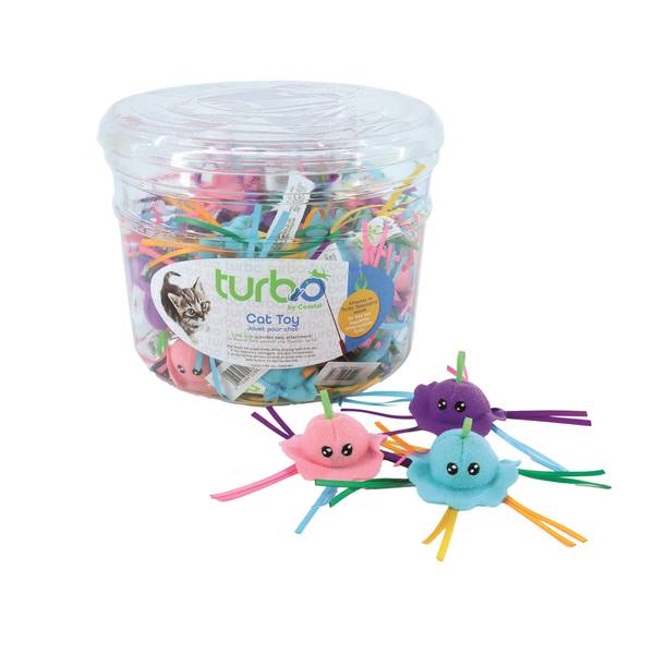 Photo of Jellyfish with Ribbons and Lime Loop Cat Toy Assortment