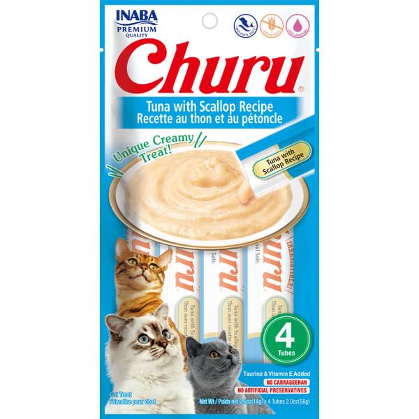 Photo of 4-Pack 2 oz Tuna with Scallop Cat Treat