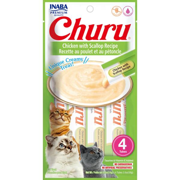 UPC 857276007413 product image for Churu 4-Pack Chicken with Scallop | upcitemdb.com
