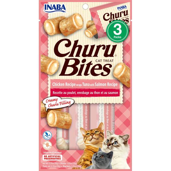 Photo of 1.05 oz Bites Chicken with Tuna and Salmon Cat Treats