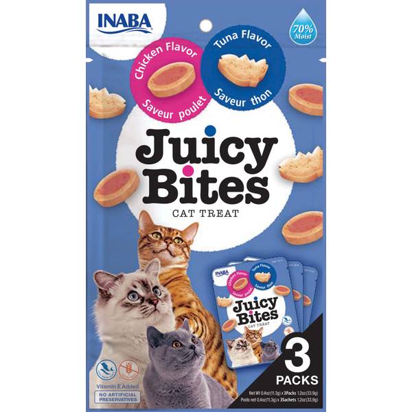 Photo of 1.2 oz Juicy Bites Tuna and Chicken Cat Treat
