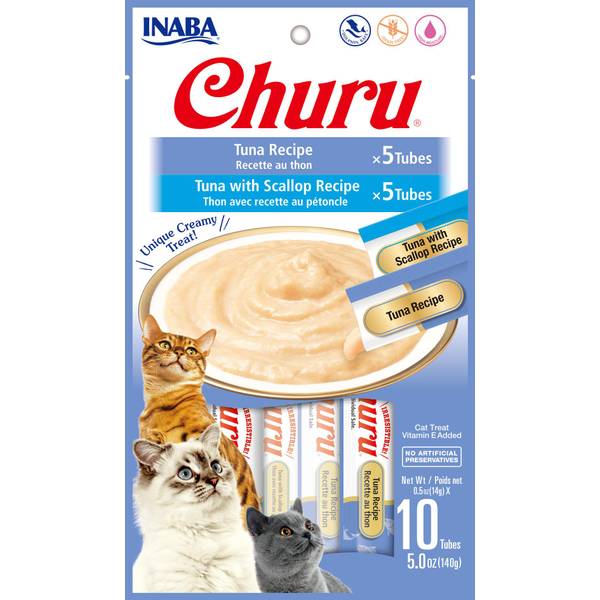 Churu 10-Count Tuna Variety Bag Cat Treats - IBA00716