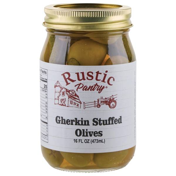 Photo of 16 oz Gherkin Stuffed Olives